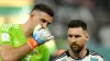 Argentina goalkeeper Emiliano Martinez (left) and Lionel Messi are aiming to be World Cup winners (Nick Potts/PA)