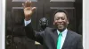 Pele arrives at 10 Downing Street to meet then Prime Minister David Cameron (Dominic Lipinski/PA).