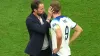 Gareth Southgate consoles Harry Kane after England’s defeat (Peter Byrne/PA)