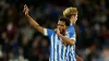 Huddersfield’s Duane Holmes celebrates his goal (Barrington Coombs/PA)