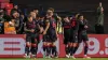 Jacob Brown celebrates scoring the winner for Stoke (Steven Paston/PA)