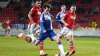 John Marquis scores Bristol Rovers’ second goal against Charlton (James Manning/PA)