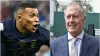 Kylian Mbappe and Sir Geoff Hurst (Martin Rickett/Philip Toscano/PA)