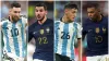 Lionel Messi, Theo Hernandez, Nahuel Molina and Kylian Mbappe (Mike Egerton/Nick Potts/PA).