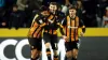 Hull’s Ozan Tufan (left) celebrates his equaliser (Ian Hodgson/PA).