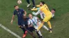 Tottenham’s Hugo Lloris (top right) and Cristian Romero (centre) reached the World Cup final along with Julian Alvarez (on g