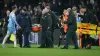 Sunderland’s Elliot Embleton was shown a red card as he was taken off the pitch on a stretcher (Ian Hodgson/PA).