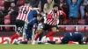 Ellis Simms (second right) and Amad Diallo were singled out for praise by Tony Mowbray (Richard Sellers/PA)