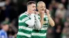 Daizen Maeda (right) netted Celtic’s first-half opener (Steve Welsh/PA)