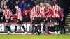 Sheffield United’s Daniel Jebbison celebrates with his team-mates after scoring (Danny Lawson/PA).