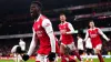 Eddie Nketiah scored twice in Arsenal’s win over Manchester United (John Walton/PA)