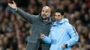 Pep Guardiola (left) and former assistant Mikel Arteta face each other this week (Martin Rickett/PA)