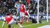 Jake Bidwell scores Coventry’s goal in the home draw with Bristol City (Nigel French/PA)