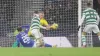 Celtic goalkeeper Joe Hart saves from Kilmarnock’s Christian Doidge (Steve Welsh/PA)