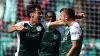 Josh Campbell celebrated a hat-trick against Aberdeen (Andrew Milligan/PA)