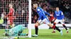 Kemar Roofe scored the winner for Rangers on a heavy surface (Steve Welsh/PA)