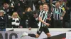 Sean Longstaff celebrates his second goal 