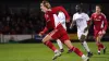 Tommy Leigh sent Accrington through (Tim Goode/PA)