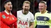 Marcus Rashford, Harry Kane and Erling Haaland