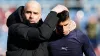 Pep Guardiola and Joao Cancelo