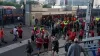 Fans waiting ahead of the Champions League final 