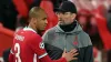 Liverpool midfielder Fabinho (left) with manager Jurgen Klopp 