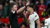 Aleksandar Mitrovic was sent off after he pushed referee Chris Kavanagh 