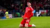 Kieffer Moore celebrates scoring Wales’ winner