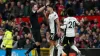 Fulham’s Aleksandar Mitrovic, centre, pictured being sent off by referee Chris Kavanagh