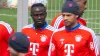 Bayern Munich’s Sadio Mane (left) and Leroy Sane (right) (Sven Hoppe/dpa via AP)