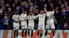 Real Madrid’s Rodrygo celebrates scoring their side’s second goal of the game 