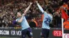 Connor Roberts (left) celebrates scoring the winning goal with Nathan Tella (Richard Sellers/PA)