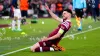 West Ham United’s Declan Rice celebrates scoring