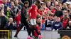 Manchester United’s Marcus Rashford limped out of his side’s 2-0 Premier League win over Everton (Mike Egerton/PA)