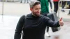 Lee Johnson’s Hibs visit Dundee United (Steve Welsh/PA)