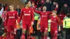 Cody Gakpo (second right) scored Liverpool’s opening goal at Elland Road (Peter Byrne/PA)