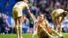 Lucy Bronze limped off with a knee injury during Barcelona’s 1-0 win over Chelsea in the Champions League (Zac Goodwin/PA)