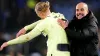 Erling Haaland (left) continues to impress his manager Pep Guardiola (PA)