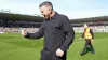 Plymouth manager Steven Schumacher celebrates promotion (Tim Goode/PA)