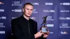 Erling Haaland with his FWA Footballer of the Year trophy (John Walton/PA)