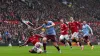 Manchester United’s Tyrell Malacia in action against Aston Villa (Martin Rickett/PA).