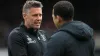 Hull manager Liam Rosenior, right, and Luton boss Rob Edwards (Bradley Collyer/PA)