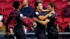 Matty Virtue, right, scored the winner for Lincoln against Shrewsbury (Nick Potts/PA)