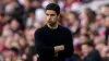 Mikel Arteta watched Arsenal lose 3-0 at home to Brighton 