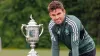 Celtic’s Matt O’Riley alongside the Scottish Cup (Steve Welsh/PA)