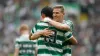 Celtic’s Carl Starfelt (right) has paid tribute to boss Ange Postecoglou (Andrew Milligan/PA)