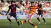 Jack Baldwin, left, in action in the play-off final (Steve Welsh/PA)