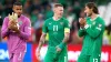 James McClean (centre) is hoping the Republic of Ireland can force their way back into Euro 2024 contention (Niall Carson/PA