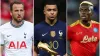 Harry Kane, Kylian Mbappe and Victor Osimhen (Peter Byrne/Nick Potts/Mike Egerton/PA)