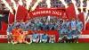 Manchester City completed the Premier League and FA Cup double after beating Manchester United at Wembley (Nick Potts/PA)